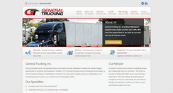Desktop Screenshot of generaltrucking.net