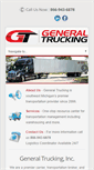 Mobile Screenshot of generaltrucking.net