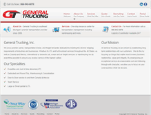 Tablet Screenshot of generaltrucking.net